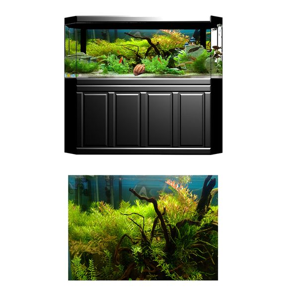 

3d aquarium фона hd воды завод fish tank изображение украшение пвх