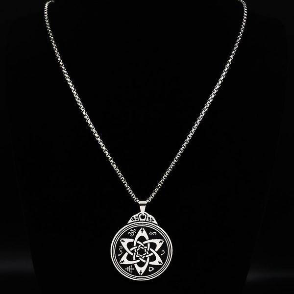 

2020 stainless steel yoga lotus necklaces pendants black enamel yoga meditation buddha necklaces gift jewelry n19965, Silver