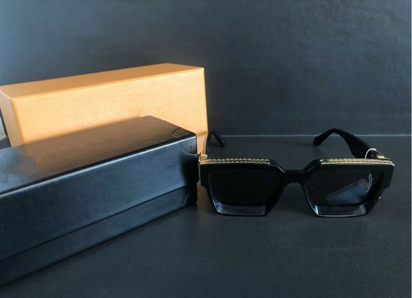 

2019 luxury millionaire m96006wn sunglasses full frame vintage designer sunglasses for men shiny gold logo sell gold plated 96006