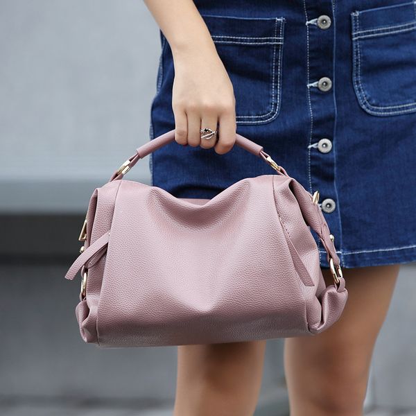 

brand boston women handbags solid color pu leather shoulder crossbody bag for female messenger bag ladies totes bolsa feminina