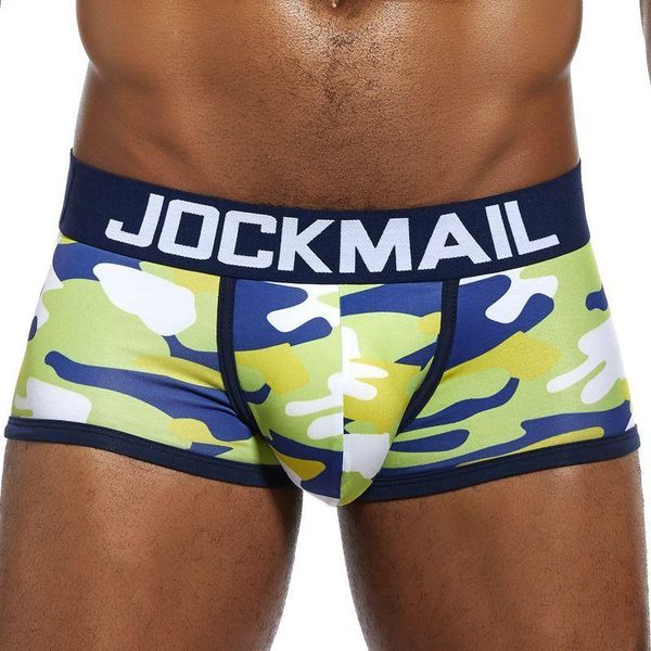 

fashion mens boxers camouflage men underwear mens underpants male panties shorts u convex pouch gay underwear -2xl, Black;white