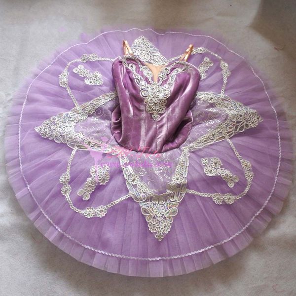 

fast shipping purple sleeping beauty professional ballet tutu with velvet nutcracker performance pancake ballet tutu bt9085 pet supplies, Black;brown