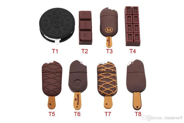 

wholesales price oreo biscuits model ice cream chocolate usb2.0 4gb 8gb 16gb 32gb 64gb pen drive usb flash drive creative giftypendrive