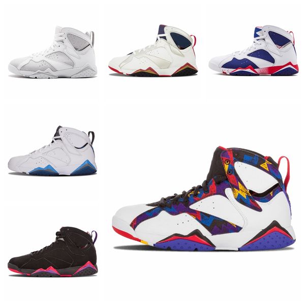 

7 basketball shoes men women 7s vii purple unc bordeaux olympic panton pure money nothing raptor n7 zapatos trainer sport shoe sneaker