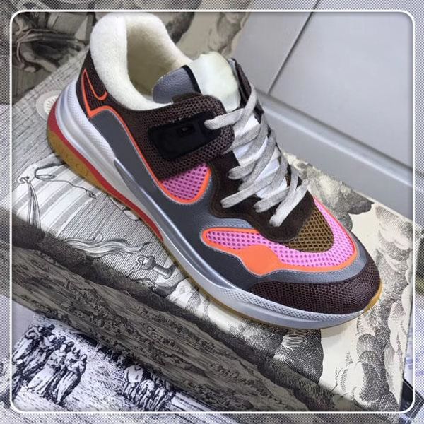 

2020 new mens womans shoes luxury sneakers with original box shoes sneakers hombre leather casual fashion shoes size 35-45 t07, Black