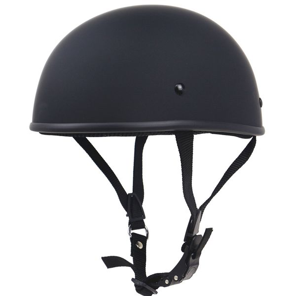 

no mushroom head light weight chopper bike helmet vintage half face motorcycle helmet fiberglass shell 680g only for adults