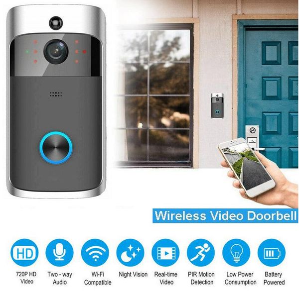 1PC Wireless Video Intercom Smart Doorbell B30 With 720P HD WiFi Security Camera