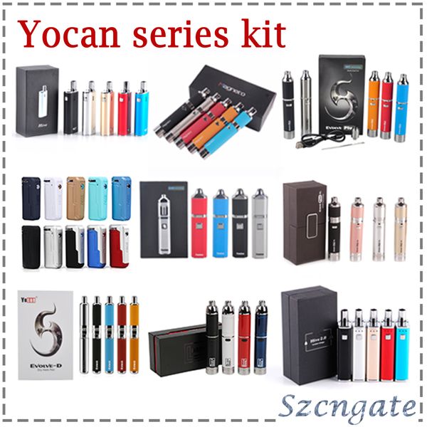 

Yocan Loaded Evolve-D Evolve Plus XL Hive 2.0 Magneto Pandon Starter Kit Wax Dry Herb Vape Pen Vaporizer Thick Oil Uni battery/Wax Atomizers