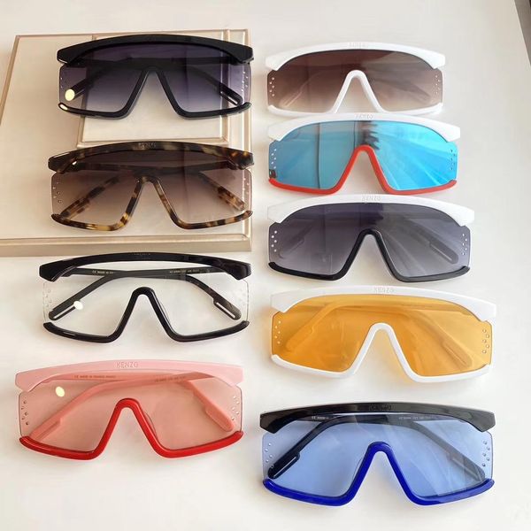 

супер далянь тела половина кадра очки goggle-эффект солнцезащитных очков литьевых ацетат кадры перфорация по бокам линз, White;black