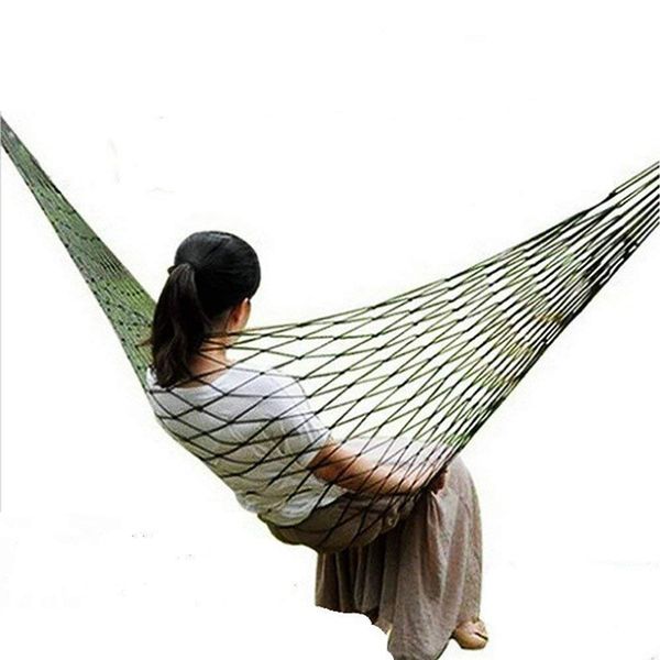 

mesh hammock bold mesh camping hammock nylon rope single nylon rope outdoor products furniture swing