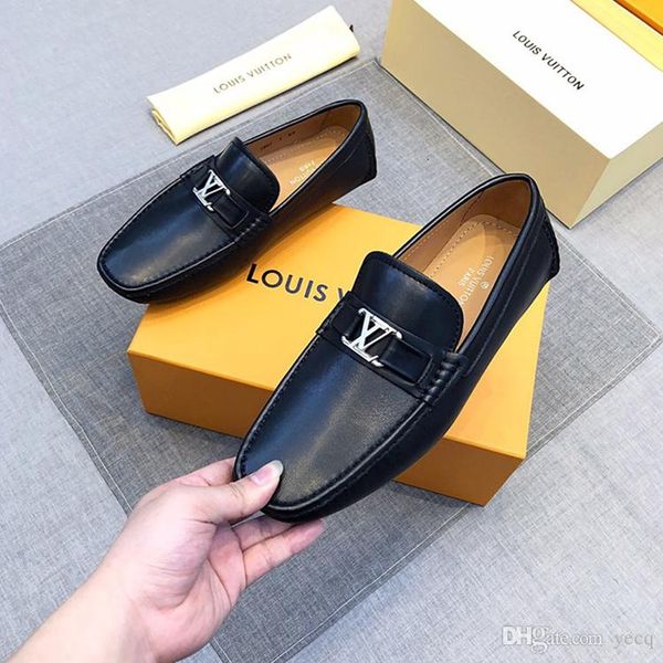 

18ss new arrival italian leather canvas shoes fashion loafers men breathable outdoor male shoes black drop