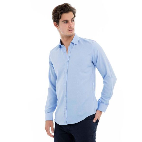 

buratti long-sleeve shirt male long-sleeve shirt 50105, White;black