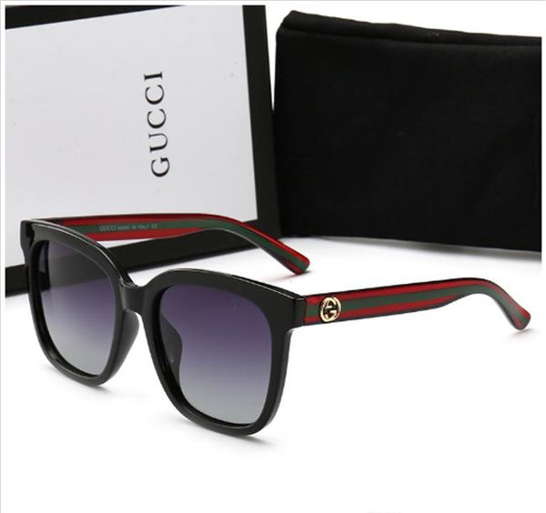 

luxury men sunglass attitude sunglasses square on lens men retro sunglasses designer bees sunglasses shiny black gold with box g0037, White;black