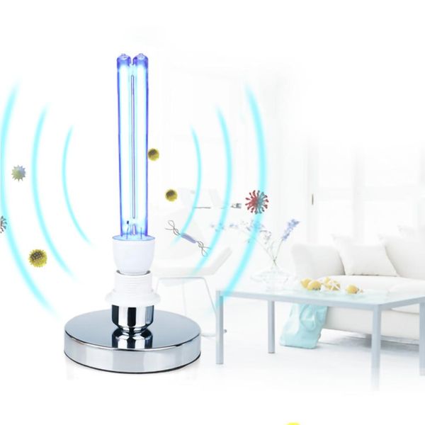 

20w uv ozone quartz lamps ultraviolet germicidal lights uv for home ultraviolet sterilization lamp sterilizat e27 220v, Black;white