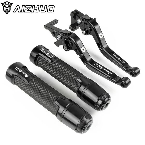 

for kymco downtown dt 200i 300i 350i 125 200 250 350 motorcycle adjustable folding extendable brake clutch levers+handle grips