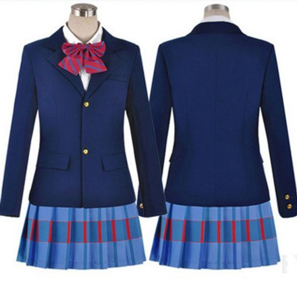

love live love live cosplay costumes lovelive kousaka honoka minami kotori ayase eli tojo nozomi nishikino maki school uniforms, Black