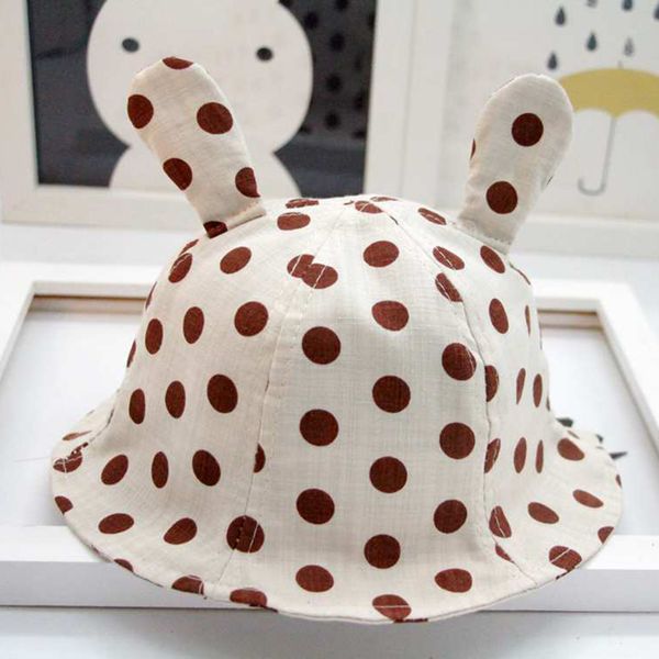

children sun hats toddler cap cute dot baby cap girl girl boys sun hats cotton cute polka dot hat visor pgraphy props gifts, Yellow
