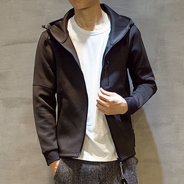 

tangnest 2018 new fashion men sweatshirt casual long sleeved men hoodie hooded comfortable hoodie mww1124, Black