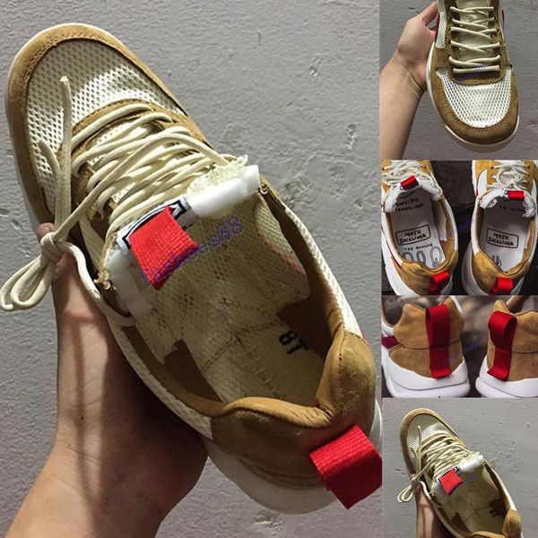 

designer shoes new released tom sachs craft mars yard ts nasa 2.0 shoes aa2261-100 natural/sport red-maple causal shoes size 36-45, Black