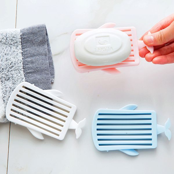 

whale shaped soap holder bathroom draining soap dishes shower accessories