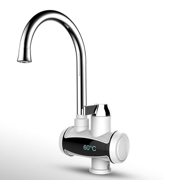 

instant electric faucet tap water heater led display bathroom kitchen faucet - a