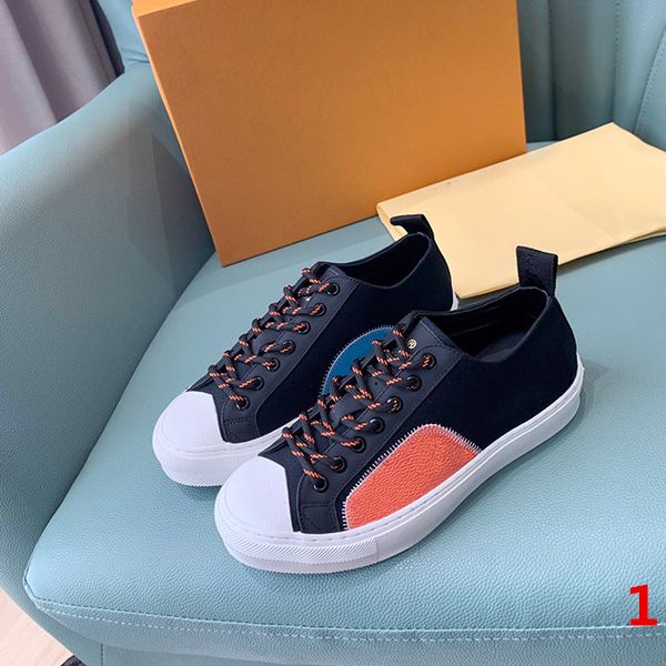 

designer men and women canvas casual shoes skateboard shoes luxurious casual gym shoes size 35-45 with box, Black