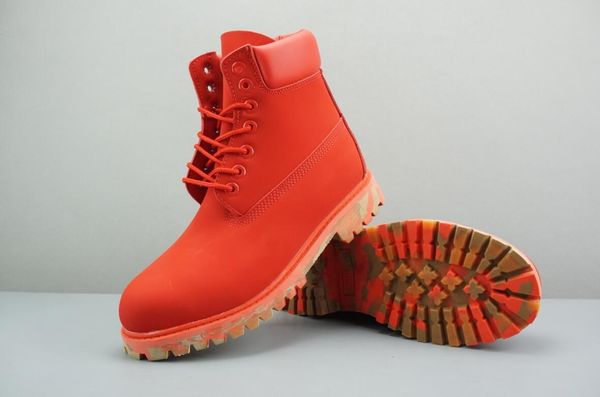 

Hot Sale- mens women winter boots chestnut black white red green casual Martin boots hiking sports shoes Keep warm boots size 5.5-12