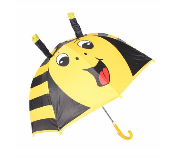 

animals cute umbrella frog bees ducks princess half-automatic student umbrella long handle sun rain children raingear