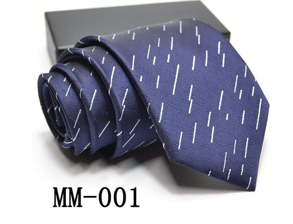 

2019 men's business dress 2400 pins jacquard striped checked tie, Blue;purple