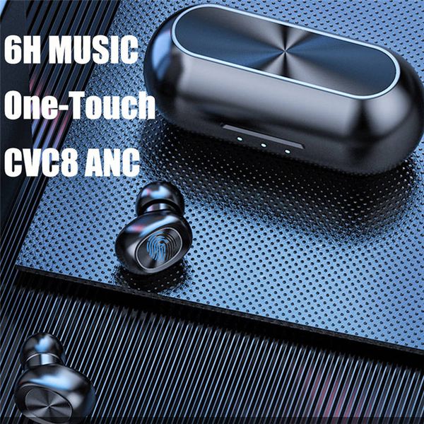 

b5 беспроводные bluetooth наушники tws 5.0 мини наушники водонепроницаемый 6d stereo спорта гарнитура с сенсорным управлением earbuds sounda
