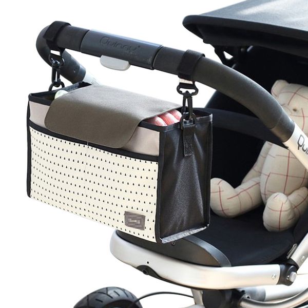 

korean baby stroller bag children mom storage mommy bag