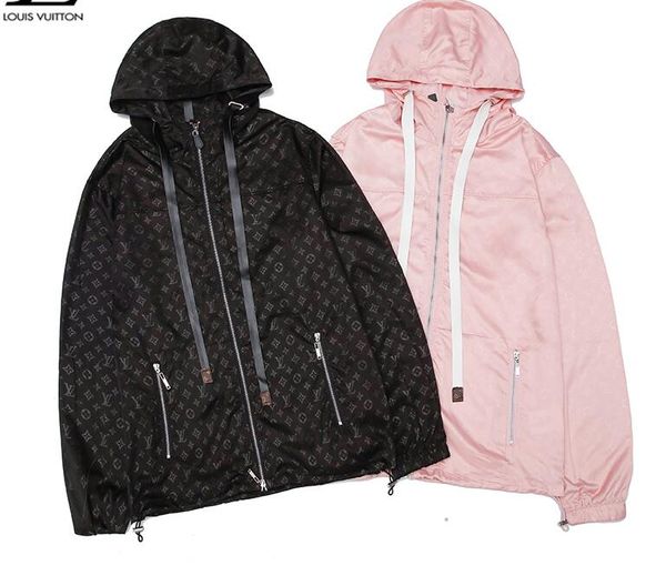 

0 LOUIS VUITTON Мужчины Женщины куртка пальто Толстовка Толстовка с длинным рукавом Спортивные молнии Ветровка мужская одежда Размер толстовки
