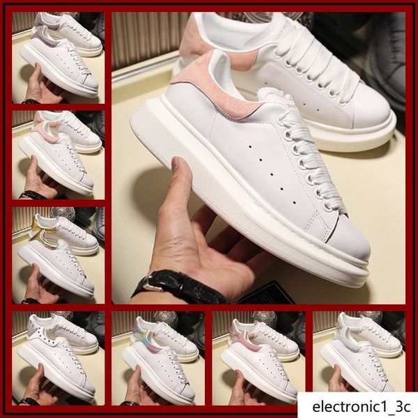 

iduzi luxurious women casual shoes men new dedigners reflective-timmed leather low sneakers white lightweight thrick bottom casual shoes