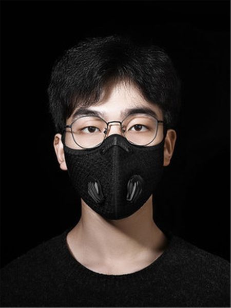 

1qr7z black mouth replaceable pm2.5 with activated carbon cycle cap mask dust air 2.5 sheet pm mask