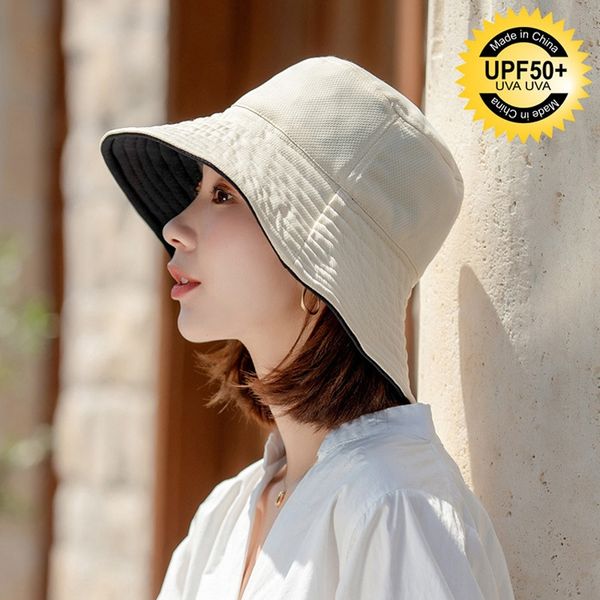 

japanese uvcut japanese uvcut fisherman children's sun hat sun hat anti-ultraviolet double-sided da s fisherman, Blue;gray