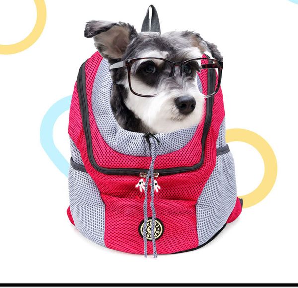 

pet backpack chest bag out portable travel breathable dog bag pet supplies backpack have five colors are available