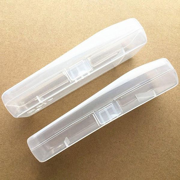 

1pc портативный travel мужские бритвы пластиковые razor blades ящик для хранения бритье машины контейнер держатель бритвы box контейнер
