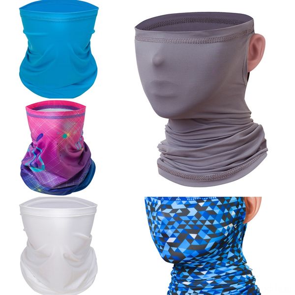 

0nlno printed style 233 headband scarf scarf multifunctional seamless face mask tube ring bandana men women, Black
