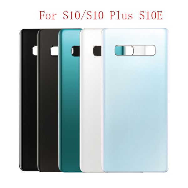 

10pcs back battery cover for samsung galaxy s10 s10e s10 plus g973/g970/g975 rear door housing glass case replacement part
