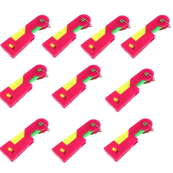 

10 x needle threader sewing line threader needle trembling hands, Black