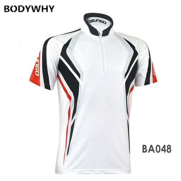 

outdoor fishing shirt sunscreen short sleeve quick-drying breathable cycling clothing uv wear-resistant wicking deodorant, White;black