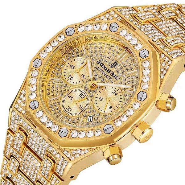 

watch women watches luxury brand 2019 18k gold watch fashion calender lady diamond watch female quartz wristwatches hour, Slivery;brown
