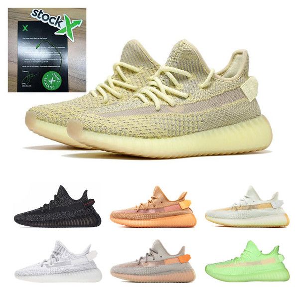 

2019 with stock x 700 kanye west lundmark antlia clay hyperspace true form black reflective gid glow beluga 2.0 running shoes
