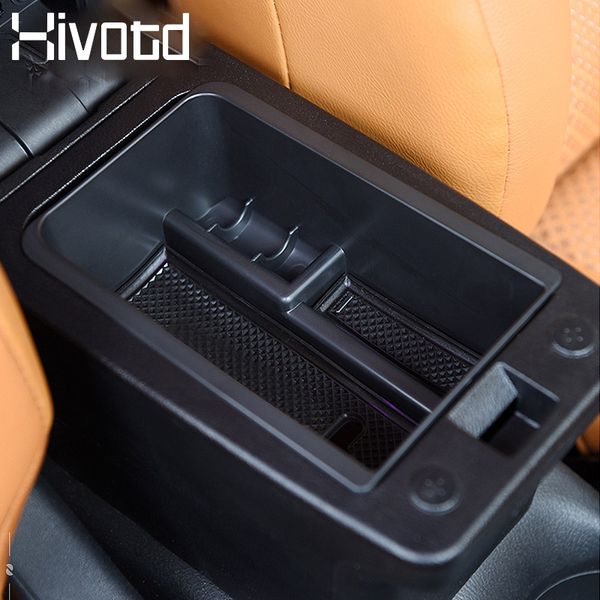 

hivotd for kicks 2017 2018 2019 car central armrest storage box container organizer tray interior accessories styling