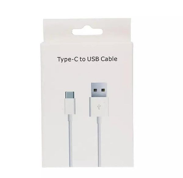 1M 3Ft Micro V8 Cavo USB Tipo C Cavi di ricarica Cavo di ricarica dati Cavo di linea con scatola al dettaglio per Samsung S6 S7 S8 S20 S21 S22 Xiaomi 11 9 8 Google Android Mobile Cell Phone