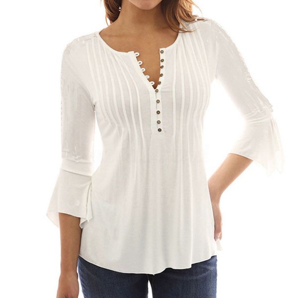 white ruffle top plus size