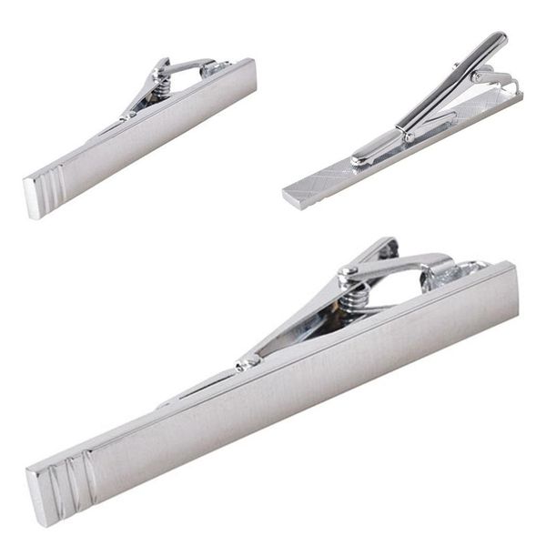 

new men fashion business charm necktie silver  clip for wedding party party, Silver;golden