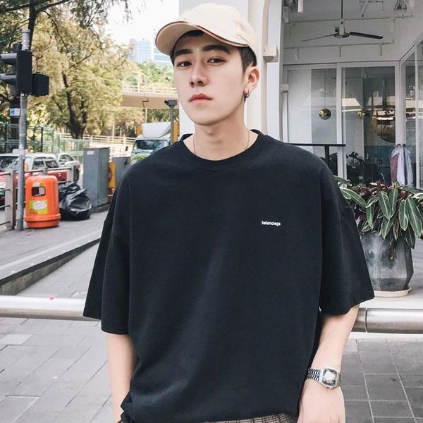 

new men shirt t summer loose shirts fashion long yellow hop for casual t boys clothing m~3xl black tee shirt hip dswpw