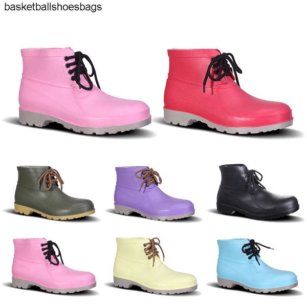 

rain discount men design shoes no-brand boots low labor insurance shoes steel toe cap black yellow pink red purple dark green size 38-44