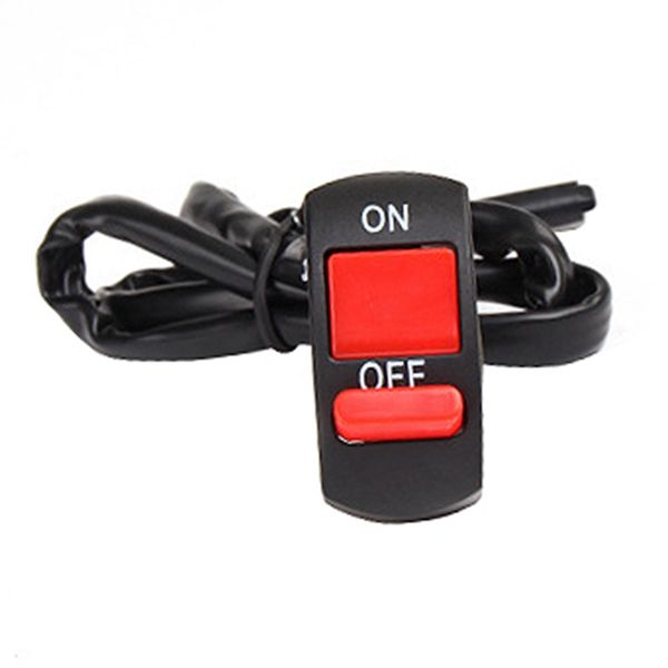 

motorcycle handlebar mount hazard light on / off switch